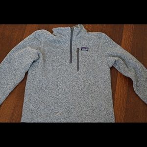 Grey quarter zip Patagonia